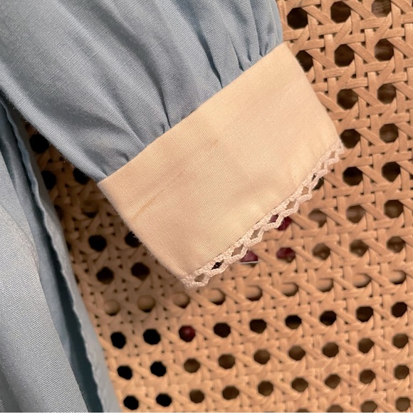 Vintage Dress POLLY FLINDERS Smocked Toddler Size 2T Hand Embroidery  Smocking - Picture 7 of 9